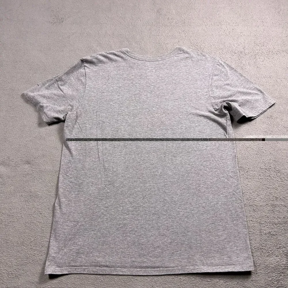 Nike T-Shirt Men's L Pittsburgh Steelers NFL Football Gray Athletic Cut